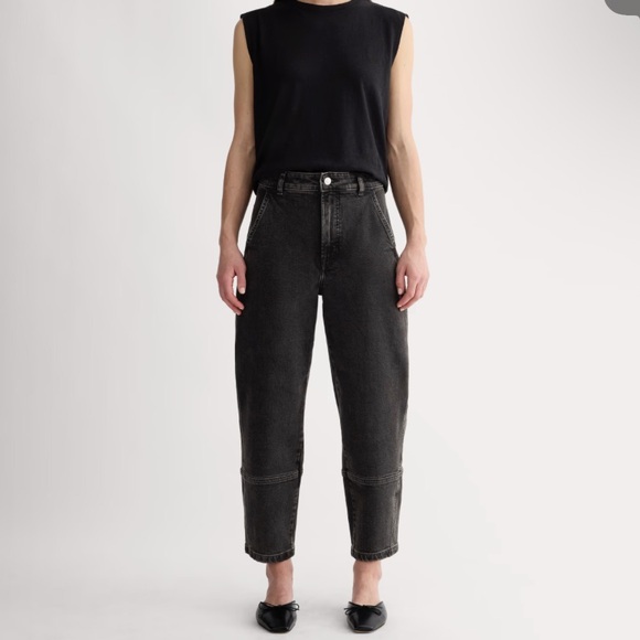 Everlane Denim - Everlane The Utility Barrel denim jeans Black sz 4